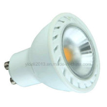 6W 530lm Dimmable GU10 fait de l&#39;ampoule de tache de plastique + aluminium LED